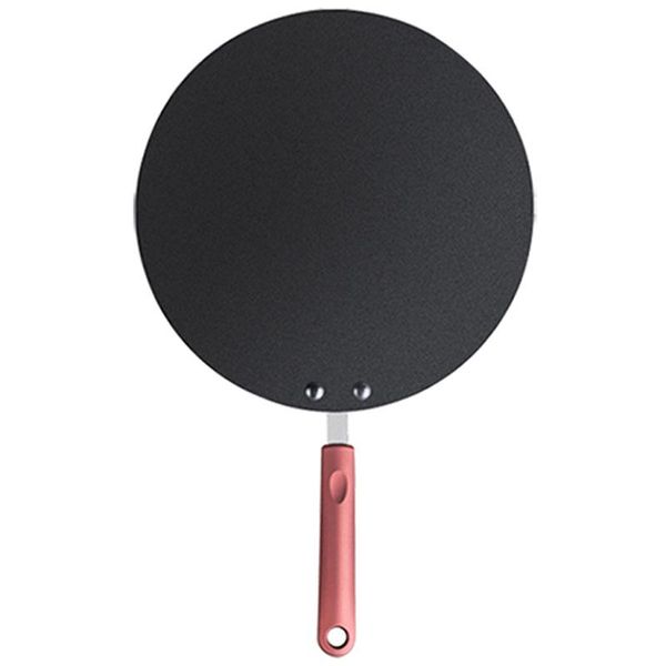 pans aluminum alloy pancake pan crepe maker flat griddle with spreader & spatula