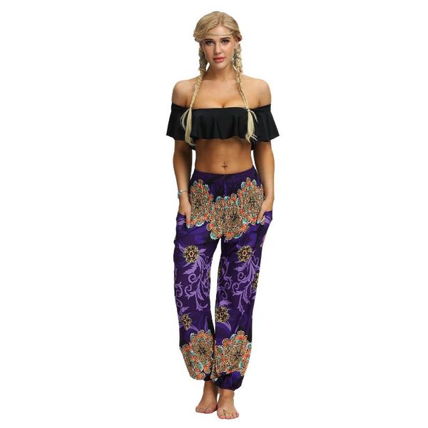 women's pants & capris arrival women bohemian floral print harem casual boho beach high elastic waist trousers, Black;white
women's pants & capris arrival women bohemian floral print harem casual boho beach high elastic waist trousers, Black;white