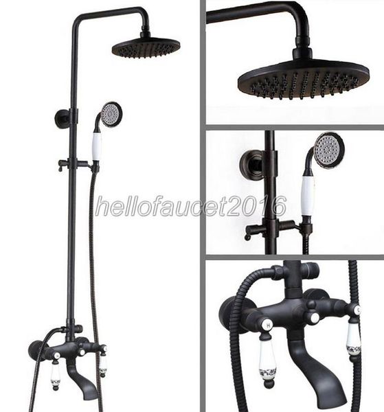 modern bathroom 8 inch rain shower faucet set black oil antique brass finish with ceramic lever wall mounted bathtub taps lhg126 sets
modern bathroom 8 inch rain shower faucet set black oil antique brass finish with ceramic lever wall mounted bathtub taps lhg126 sets