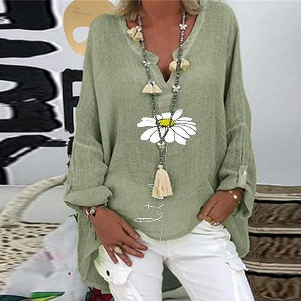 plus size blouse women casual long sleeve floral print loose v-neck shirt blouses elegant shirts blusa feminina women's &, White
plus size blouse women casual long sleeve floral print loose v-neck shirt blouses elegant shirts blusa feminina women's &, White