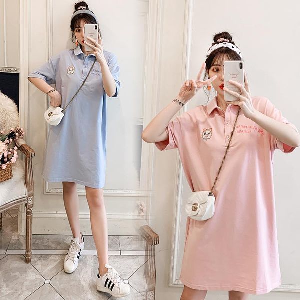 maternity dresses 24448# clothes summer cotton short sleeves loose stylish dress pregnant women pregnancy, White
maternity dresses 24448# clothes summer cotton short sleeves loose stylish dress pregnant women pregnancy, White