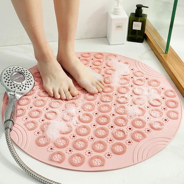 bath mats round non-slip mat safety shower pvc bathroom with drain hole massage foot pad accessories set
bath mats round non-slip mat safety shower pvc bathroom with drain hole massage foot pad accessories set
