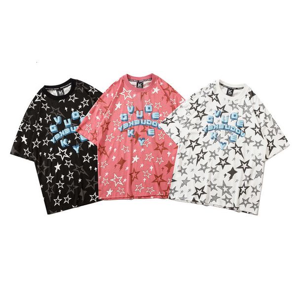 fashion t shirt impas guochao printed star leisure short sleeve youth loose couple with foam cotton, White;black
fashion t shirt impas guochao printed star leisure short sleeve youth loose couple with foam cotton, White;black