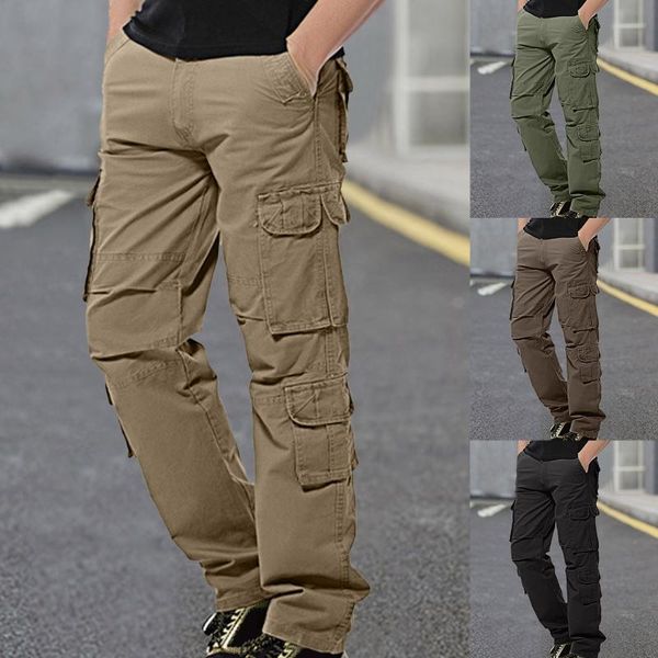 men's pants mid-waist zip cargo relaxed fit solid casual trousers with multi-pocket streetwear oversize sweatpants *8, Black
men's pants mid-waist zip cargo relaxed fit solid casual trousers with multi-pocket streetwear oversize sweatpants *8, Black