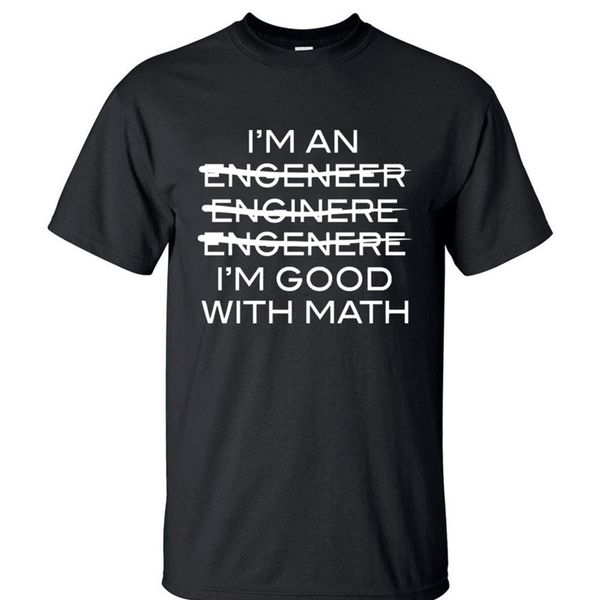 funny slogan men t-shirt i'm an engineer i'm good with math letters casual o-neck tshirt new summer hip hop style tees 210324, White;black
funny slogan men t-shirt i'm an engineer i'm good with math letters casual o-neck tshirt new summer hip hop style tees 210324, White;black