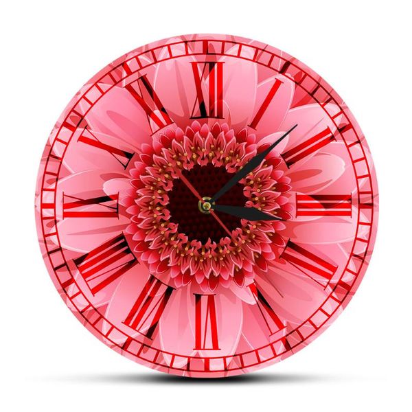 roman numerals wall clock pink gerbera daisy watercolor flower retro floral decor silent movement watch clocks
roman numerals wall clock pink gerbera daisy watercolor flower retro floral decor silent movement watch clocks