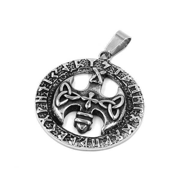 pendants wholesale norse viking rune pendant odin symbol stainless steel jewelry classic celtic knot cross biker mens swp0500a, Black
pendants wholesale norse viking rune pendant odin symbol stainless steel jewelry classic celtic knot cross biker mens swp0500a, Black