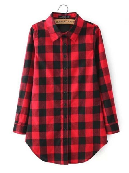 men's casual shirts fall season red long sleeve grid lapel mid-length splicing female, White;black
men's casual shirts fall season red long sleeve grid lapel mid-length splicing female, White;black