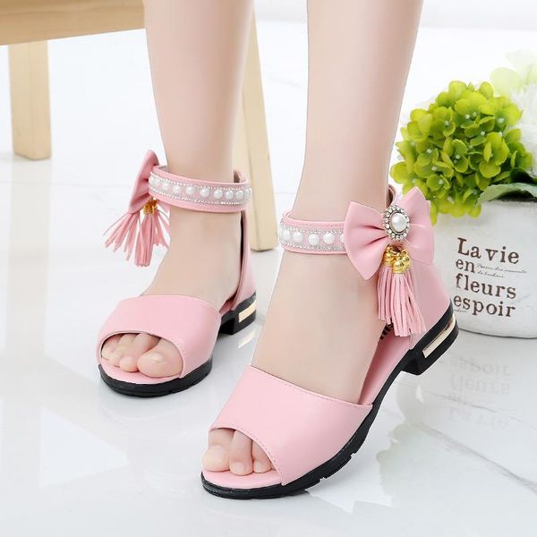 sandals girls shoes princess student tassel dance 2021 summer children's rome, Black;red
sandals girls shoes princess student tassel dance 2021 summer children's rome, Black;red