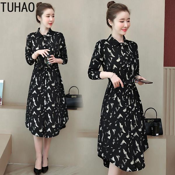 casual dresses tuhao plus size 5xl 4xl 3xl runway elegant vestidos 2021 spring long sleeve dress fashion vintage women work wm65, Black;gray
casual dresses tuhao plus size 5xl 4xl 3xl runway elegant vestidos 2021 spring long sleeve dress fashion vintage women work wm65, Black;gray