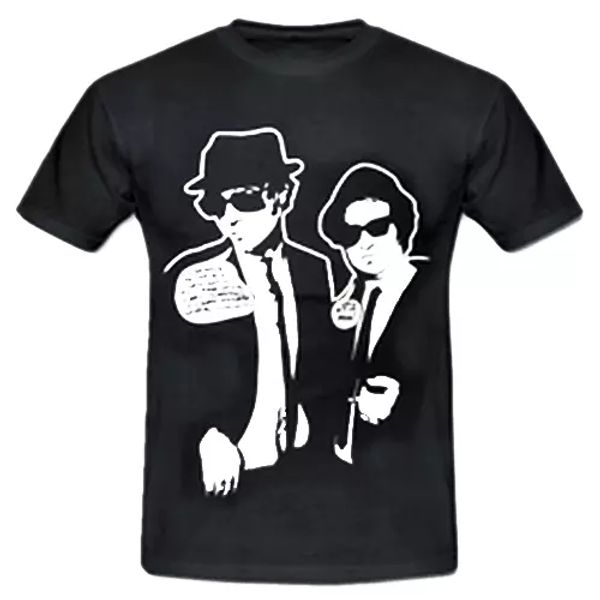 t-shirt shirt nightlife 87 shirt black comic bros brothers, White;black 
t-shirt shirt nightlife 87 shirt black comic bros brothers, White;black