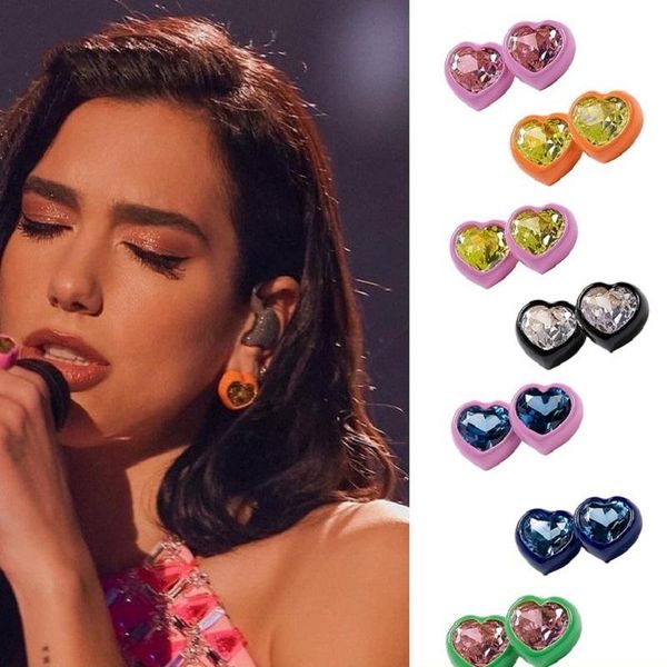 stud 2021 fashion colorful acrylic crystal love heart geometric earrings multicolor zircon for women girl travel jewelry, Golden;silver
stud 2021 fashion colorful acrylic crystal love heart geometric earrings multicolor zircon for women girl travel jewelry, Golden;silver