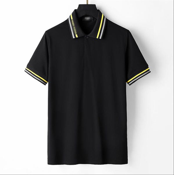 men's t-shirts mens designer t shirts clothes turnn-down collar polo shirt breathable fashion embroidery slim fit tshirt luxury summer, White;black 
men's t-shirts mens designer t shirts clothes turnn-down collar polo shirt breathable fashion embroidery slim fit tshirt luxury summer, White;black