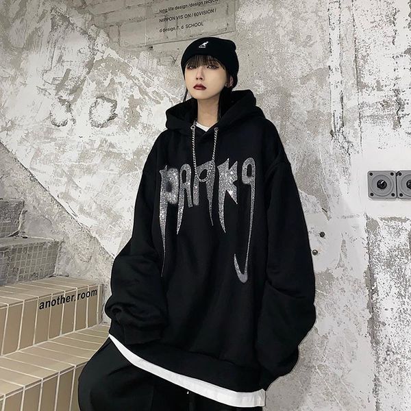 women's hoodies & sweatshirts fall/winter hoodie black letter rhinestone pattern pullover oversized harajuku loose high street couples
women's hoodies & sweatshirts fall/winter hoodie black letter rhinestone pattern pullover oversized harajuku loose high street couples