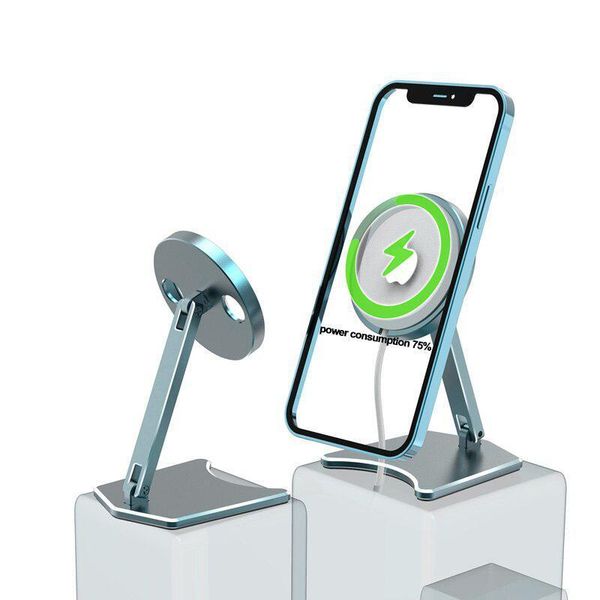 charging bracket aluminum alloy magnetic wireless foldable rotating charger stand for 12 pro max cell phone mounts & holders
charging bracket aluminum alloy magnetic wireless foldable rotating charger stand for 12 pro max cell phone mounts & holders