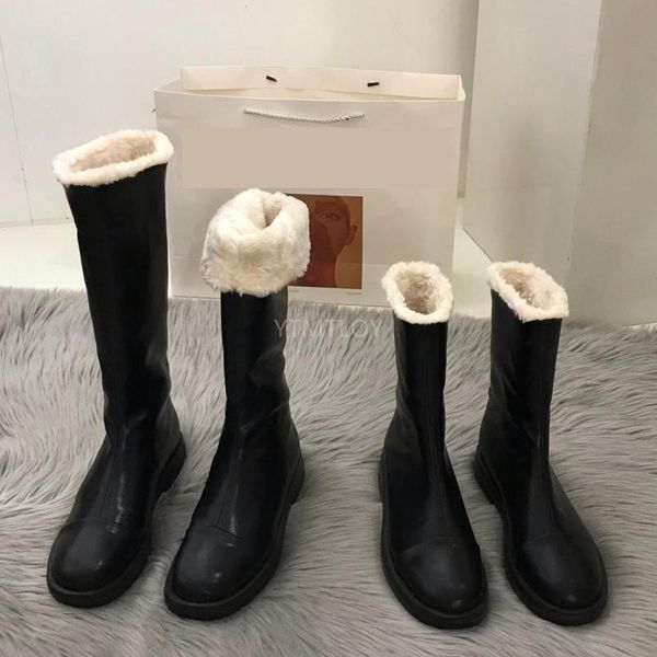 boots winter women gothic shoes combat fashion black warm fur mid-calf round toe turned-over edge botas altas mujer
boots winter women gothic shoes combat fashion black warm fur mid-calf round toe turned-over edge botas altas mujer