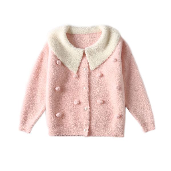 autumn winter girls sweater coats knitted cardigan sweater kids spring wear childrens clothing sweet turn-down collar sweater 3, White
autumn winter girls sweater coats knitted cardigan sweater kids spring wear childrens clothing sweet turn-down collar sweater 3, White