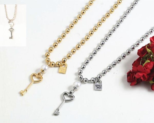 pendant necklaces fashion women men silver color gold stainless steel heart butterfly lock key round bead un chain jewelry neckalce
pendant necklaces fashion women men silver color gold stainless steel heart butterfly lock key round bead un chain jewelry neckalce