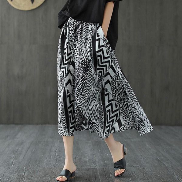 skirts women a-line long spring summer vintage geometric print elastic high waist loose comfortable ladies casual skirt 2021, Black
skirts women a-line long spring summer vintage geometric print elastic high waist loose comfortable ladies casual skirt 2021, Black