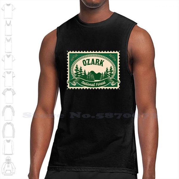national forest summer funny tank sleeveless vest for men women st francis forests in, White;black
national forest summer funny tank sleeveless vest for men women st francis forests in, White;black