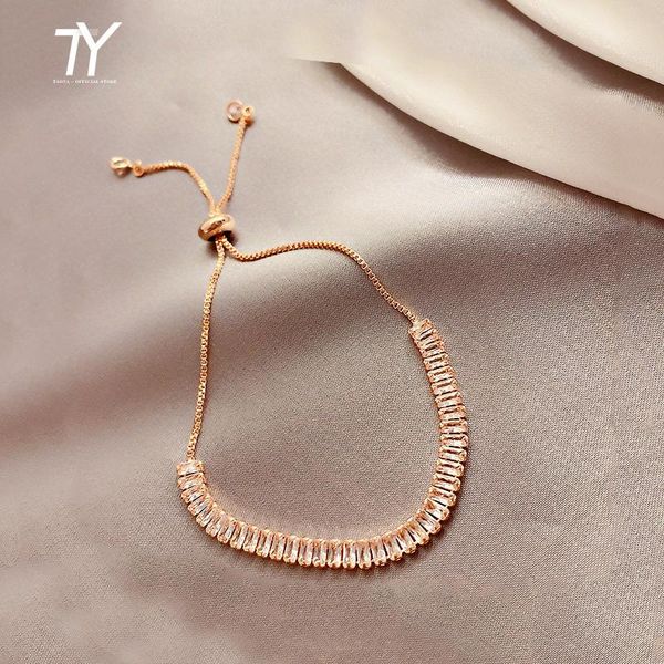charm bracelets shiny zircon geometric pull-out gold bracelet for woman south korea fashion gothic jewelry party girl's luxury, Golden;silver
charm bracelets shiny zircon geometric pull-out gold bracelet for woman south korea fashion gothic jewelry party girl's luxury, Golden;silver