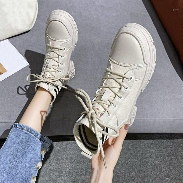 boots plus size women ankle fashion leather low heel round toe lace-up shoes outdoor solid casual female socks, Black
boots plus size women ankle fashion leather low heel round toe lace-up shoes outdoor solid casual female socks, Black