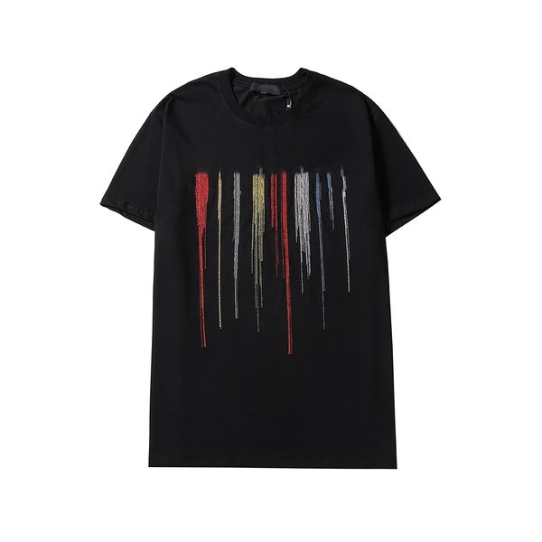 21ss fashion color embroidery mens stylist t shirt womens black whhite tees size m-2xl, White;black
21ss fashion color embroidery mens stylist t shirt womens black whhite tees size m-2xl, White;black