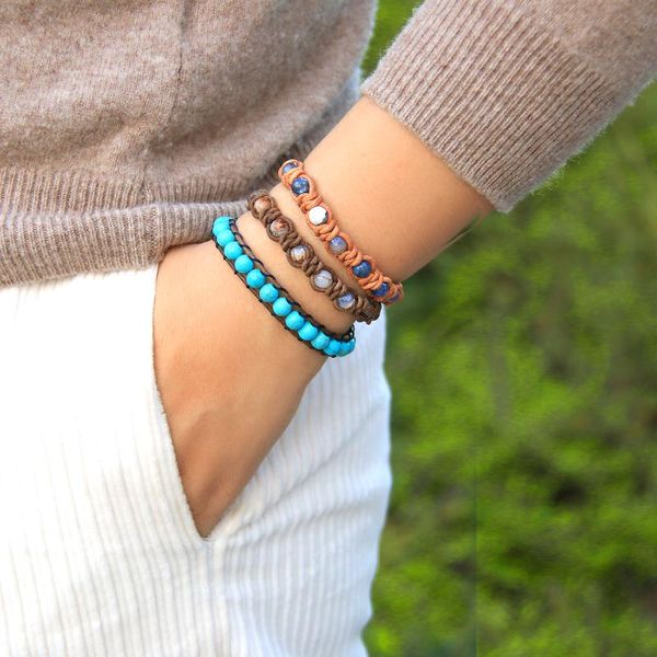 charm bracelets kelitch women bracelet stone beads wrap handmade leather strand friends jewelry armband pulsera turca, Golden;silver
charm bracelets kelitch women bracelet stone beads wrap handmade leather strand friends jewelry armband pulsera turca, Golden;silver