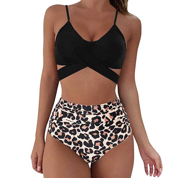 swimwear 2021 new high waist bikini cross women push up swimsuit female plus size set bather bathing suit beachwear, White;black
swimwear 2021 new high waist bikini cross women push up swimsuit female plus size set bather bathing suit beachwear, White;black