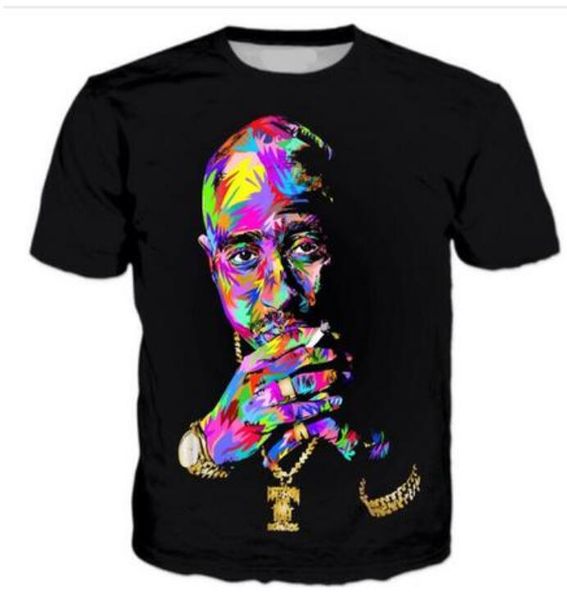 new fashion women men tupac 2pac 3d printing men t-shirts casual men t shirt hip hop summer, White;black
new fashion women men tupac 2pac 3d printing men t-shirts casual men t shirt hip hop summer, White;black