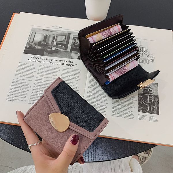 card holder document package female 2021 new good-looking high-end exquisite large capacity multiple card slots small coin purse one, Brown;gray
card holder document package female 2021 new good-looking high-end exquisite large capacity multiple card slots small coin purse one, Brown;gray