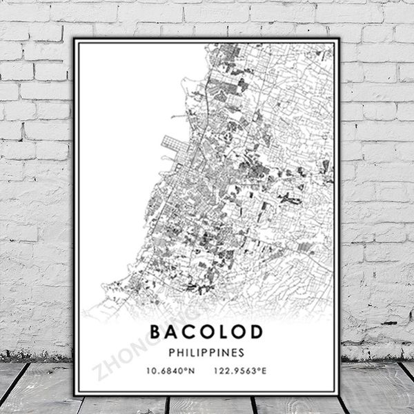 paintings black and white city map the bacolod poster philippines country hd print wall art canvas painting for home decor artwork
paintings black and white city map the bacolod poster philippines country hd print wall art canvas painting for home decor artwork