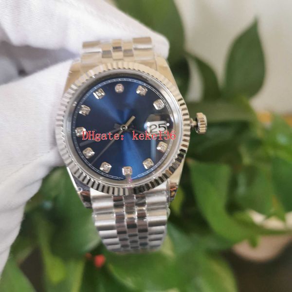 fashion bpf quality watches men wristwatches 126334 41mm 36mm diamond blue dial stainless steel sapphire jubilee bracelet automatic mechanic, Slivery;brown
fashion bpf quality watches men wristwatches 126334 41mm 36mm diamond blue dial stainless steel sapphire jubilee bracelet automatic mechanic, Slivery;brown