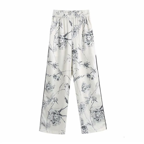 women's pants & capris women new sprint fashion flower print hm white long female casual back pockets elastic high waist straight pant, Black;white
women's pants & capris women new sprint fashion flower print hm white long female casual back pockets elastic high waist straight pant, Black;white