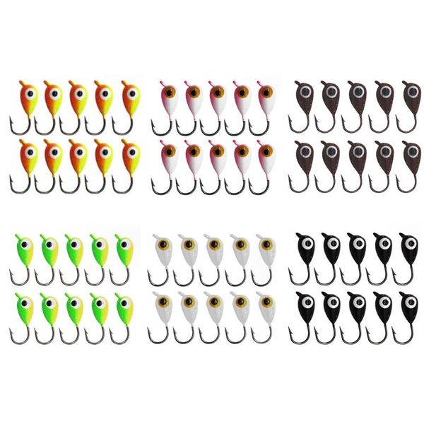 fishing hooks 583f 10 pcs/box winter ice lure 1.8cm 2g mini metal lead head hook bait jigging crankbaits fish tackle
fishing hooks 583f 10 pcs/box winter ice lure 1.8cm 2g mini metal lead head hook bait jigging crankbaits fish tackle