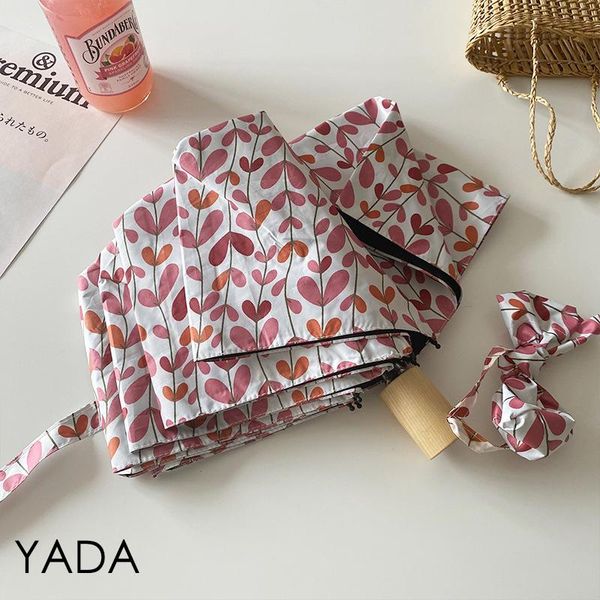 umbrellas yada fashion leaves wooden handle rain uv 3 folding umbrella for women windproof designer female ys200247
umbrellas yada fashion leaves wooden handle rain uv 3 folding umbrella for women windproof designer female ys200247