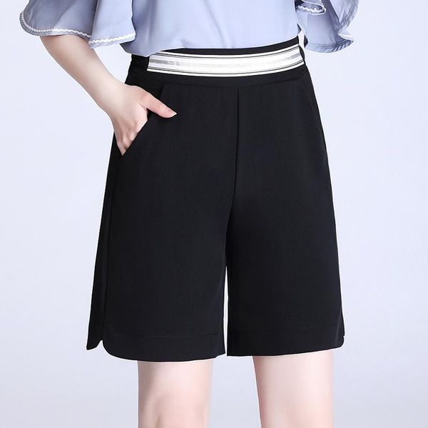 fashion casual summer shorts women loose wide leg pantalon femme belt green red women's, White;black
fashion casual summer shorts women loose wide leg pantalon femme belt green red women's, White;black