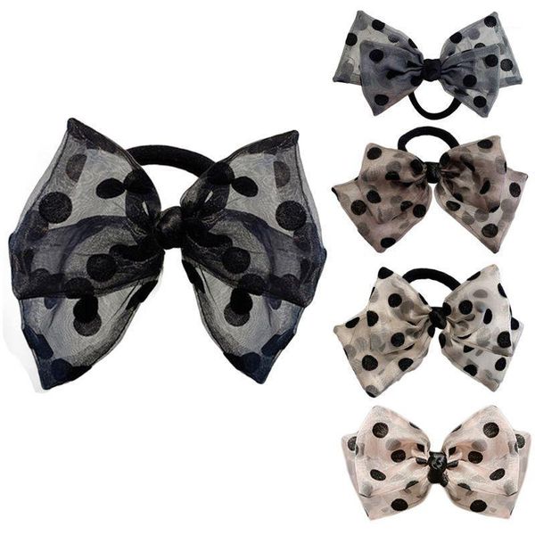 women organza scrunchies large bowknot ponytail holder retro polka dot hair ties1
women organza scrunchies large bowknot ponytail holder retro polka dot hair ties1