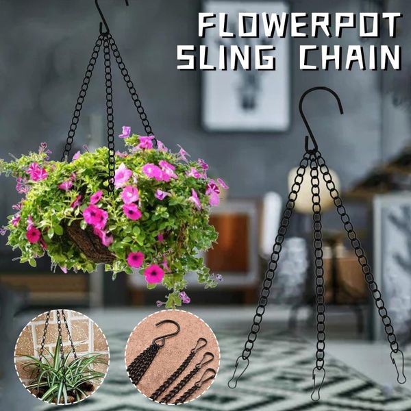 hooks & rails flower pot hanging chain flowers basket black metal stainless steel potted plant hook for home outdoor courtyard
hooks & rails flower pot hanging chain flowers basket black metal stainless steel potted plant hook for home outdoor courtyard