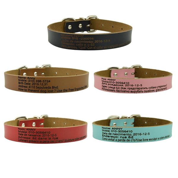 global baby cowhide leather preventing missing dog pet engarved medium and large collar collars & leashes
global baby cowhide leather preventing missing dog pet engarved medium and large collar collars & leashes