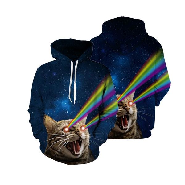 men's hoodies & sweatshirts autumn men and women cute cat 3d printing hooded sweater fun personality casual pullover street, Black
men's hoodies & sweatshirts autumn men and women cute cat 3d printing hooded sweater fun personality casual pullover street, Black