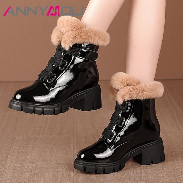 boots annymoli women short shoes genuine leather platform high heel ankle round toe thick heels warm female winter, Black
boots annymoli women short shoes genuine leather platform high heel ankle round toe thick heels warm female winter, Black