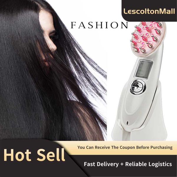 laser electric hair growth comb therapy infrared rf red light ems vibration massager anti loss care instrument brushes
laser electric hair growth comb therapy infrared rf red light ems vibration massager anti loss care instrument brushes