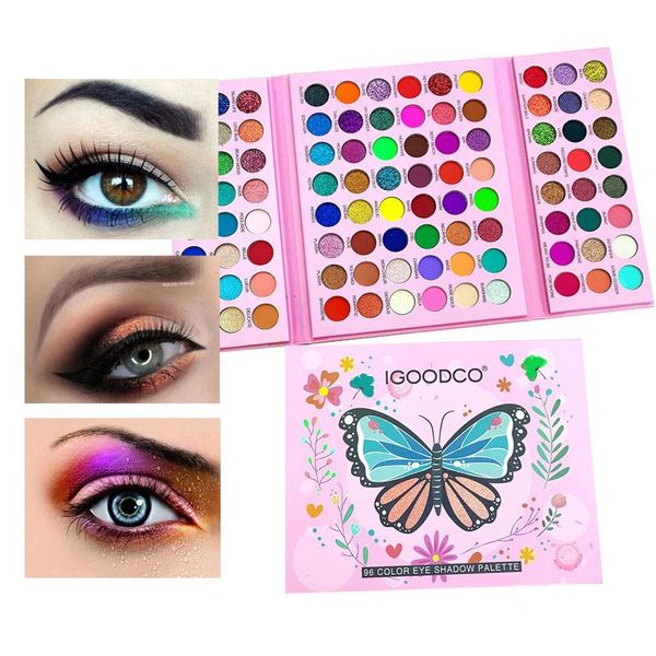 eye shadow 96 colors eyeshadow palette matte glitter multi-color butterfly package lasting waterproof easy color makeup tslm1
eye shadow 96 colors eyeshadow palette matte glitter multi-color butterfly package lasting waterproof easy color makeup tslm1