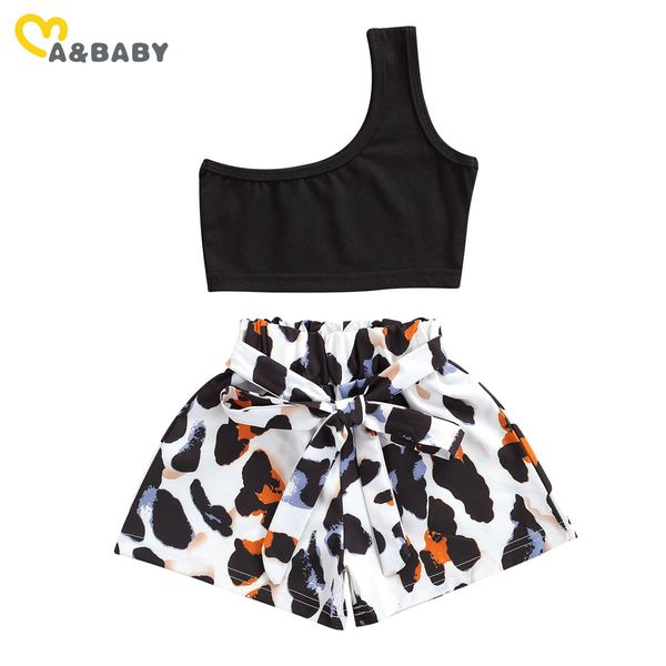 1-7y summer fashion kid baby girl clothing set one shoulder vest bow leopard shorts outfits costumes 210515, White
1-7y summer fashion kid baby girl clothing set one shoulder vest bow leopard shorts outfits costumes 210515, White