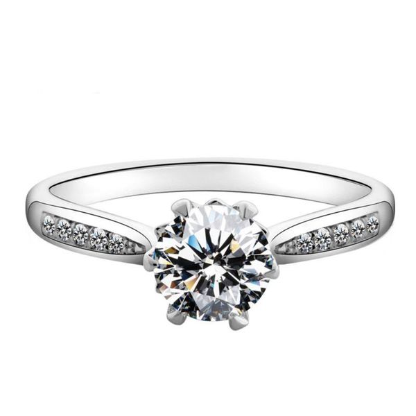 cluster rings cmajor sterling silver synthetic diamond jewelry temperament 14ct cubic zircon white six-claw round classic ring for women, Golden;silver
cluster rings cmajor sterling silver synthetic diamond jewelry temperament 14ct cubic zircon white six-claw round classic ring for women, Golden;silver