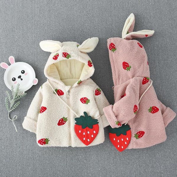 waistcoat baby girls wool coat long sleeve hooded jackets autumn winter cute strawberry embroidery plush sweater velvet warm jacket, Camo
waistcoat baby girls wool coat long sleeve hooded jackets autumn winter cute strawberry embroidery plush sweater velvet warm jacket, Camo