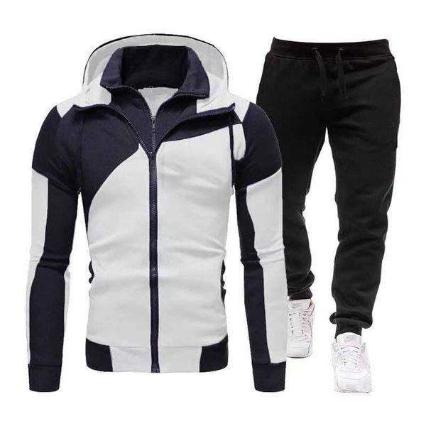 men's tracksuits 2021 casual tracksuit men sets hoodies and pants 2 piece/sets zipper hooded sweatshirt outfit sportswear male suit clo, Gray
men's tracksuits 2021 casual tracksuit men sets hoodies and pants 2 piece/sets zipper hooded sweatshirt outfit sportswear male suit clo, Gray