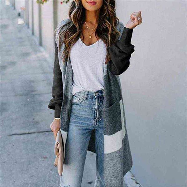 patchwork long cardigan for women sweater winter coat knitwear pockets slim bohemian holiday cardigans woman clothes, White;black
patchwork long cardigan for women sweater winter coat knitwear pockets slim bohemian holiday cardigans woman clothes, White;black