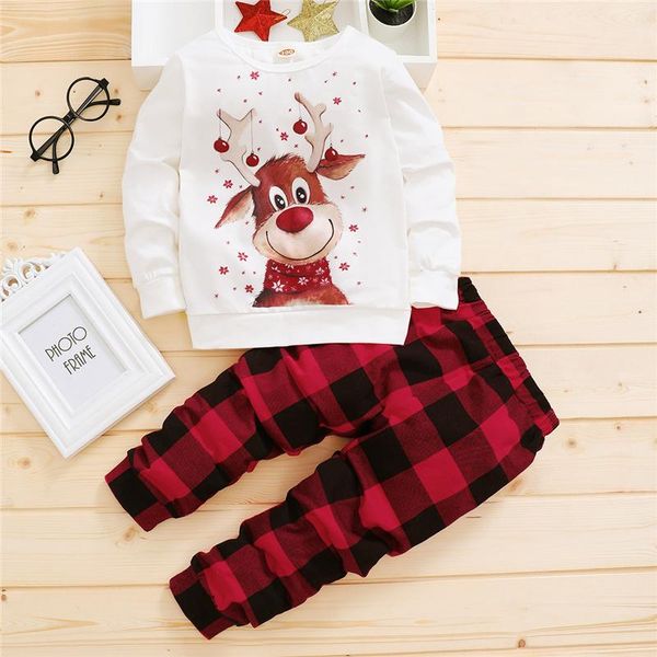 clothing sets cute born baby girls boys cotton tshirts trousers elk pattern christmas theme spring fall clothes, White
clothing sets cute born baby girls boys cotton tshirts trousers elk pattern christmas theme spring fall clothes, White